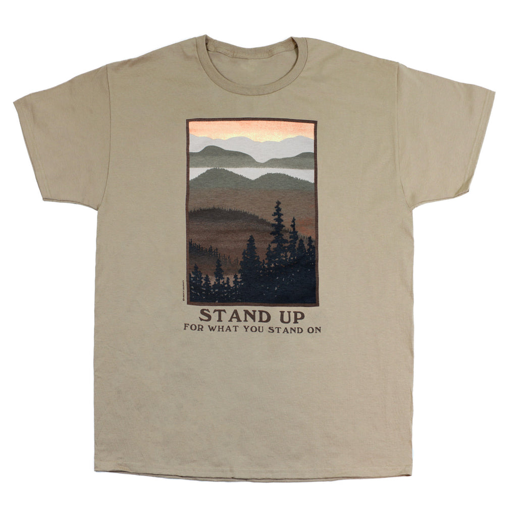 Stand Up For What You Stand On Adult Sand T-shirt