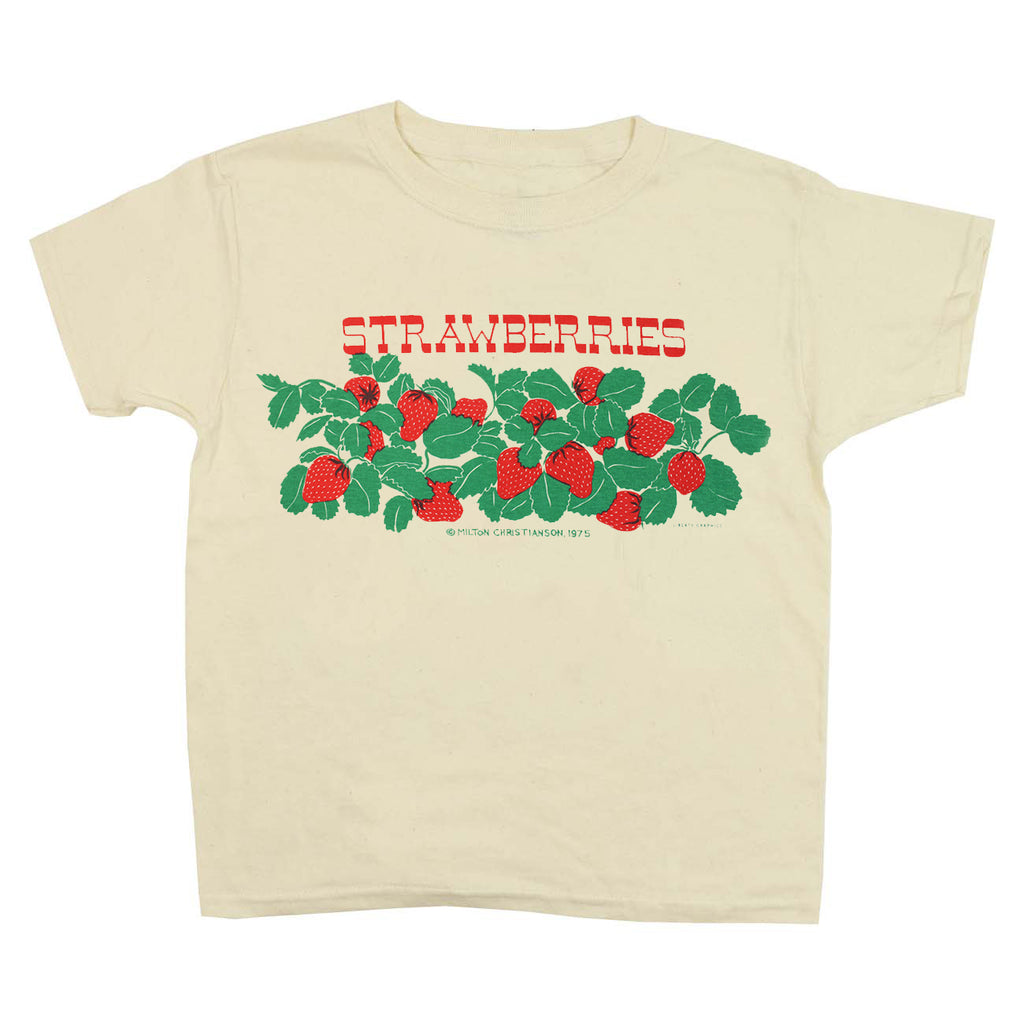 Strawberries Youth Natural T-shirt