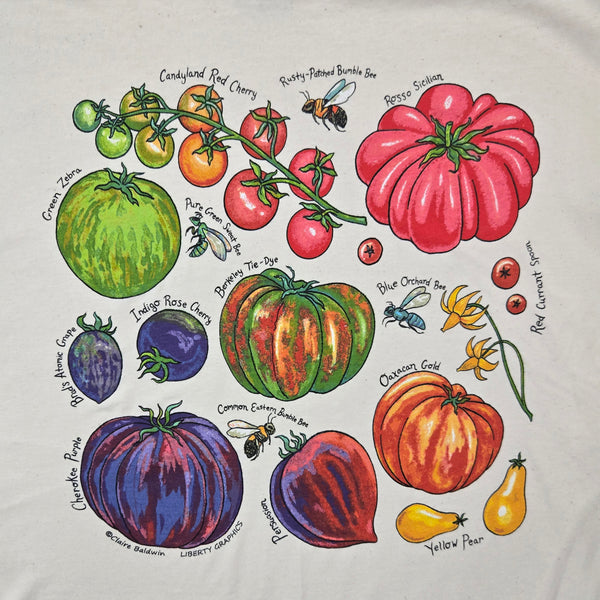 Tomatoes Adult Natural T-shirt