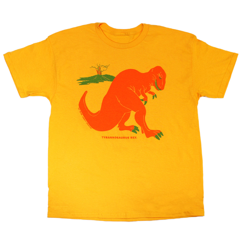 Tyrannosaurus Rex Youth Gold T-shirt