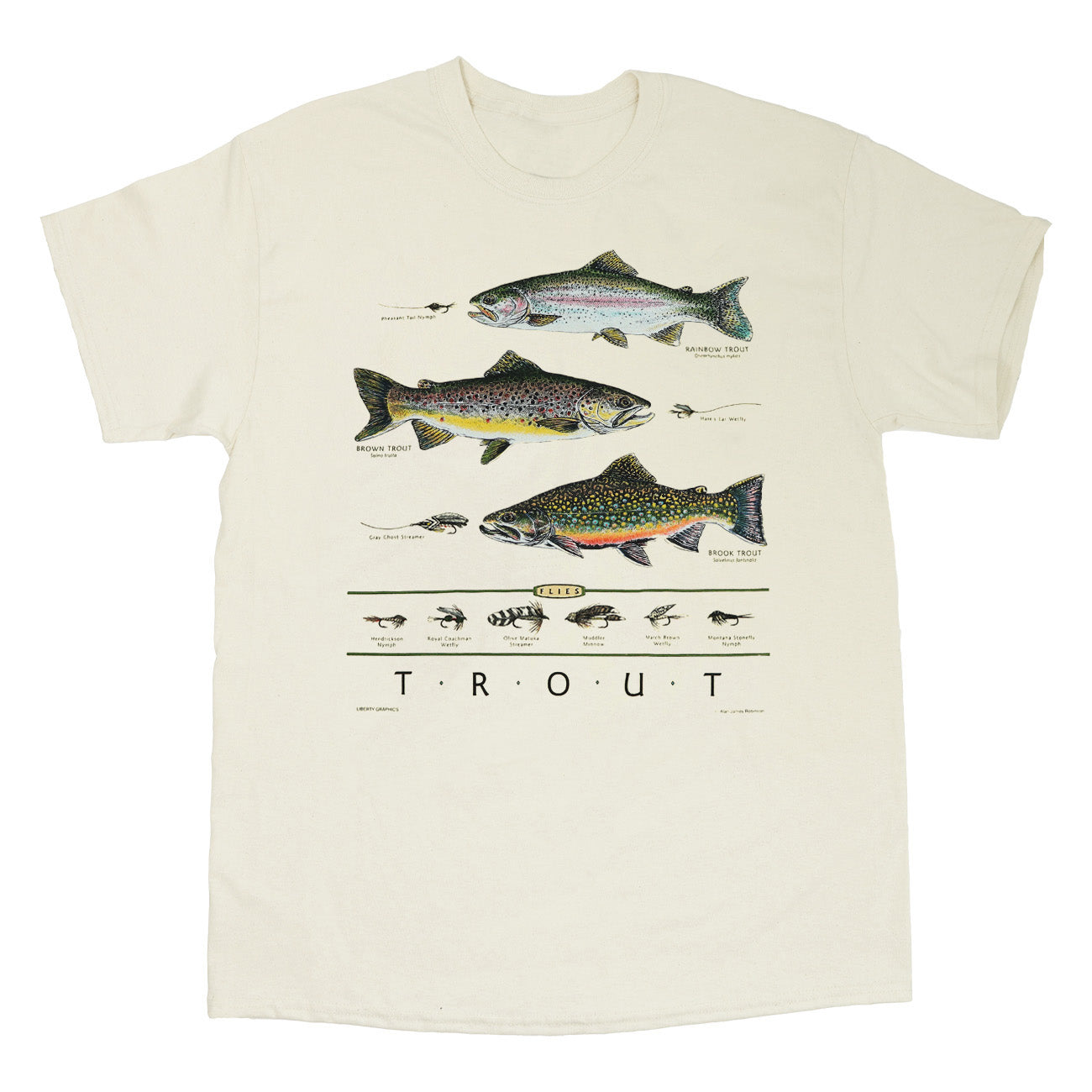 トップス brook Trout Logo Design Glay/XL brook Trout Logo Design Glay/XL - トップス