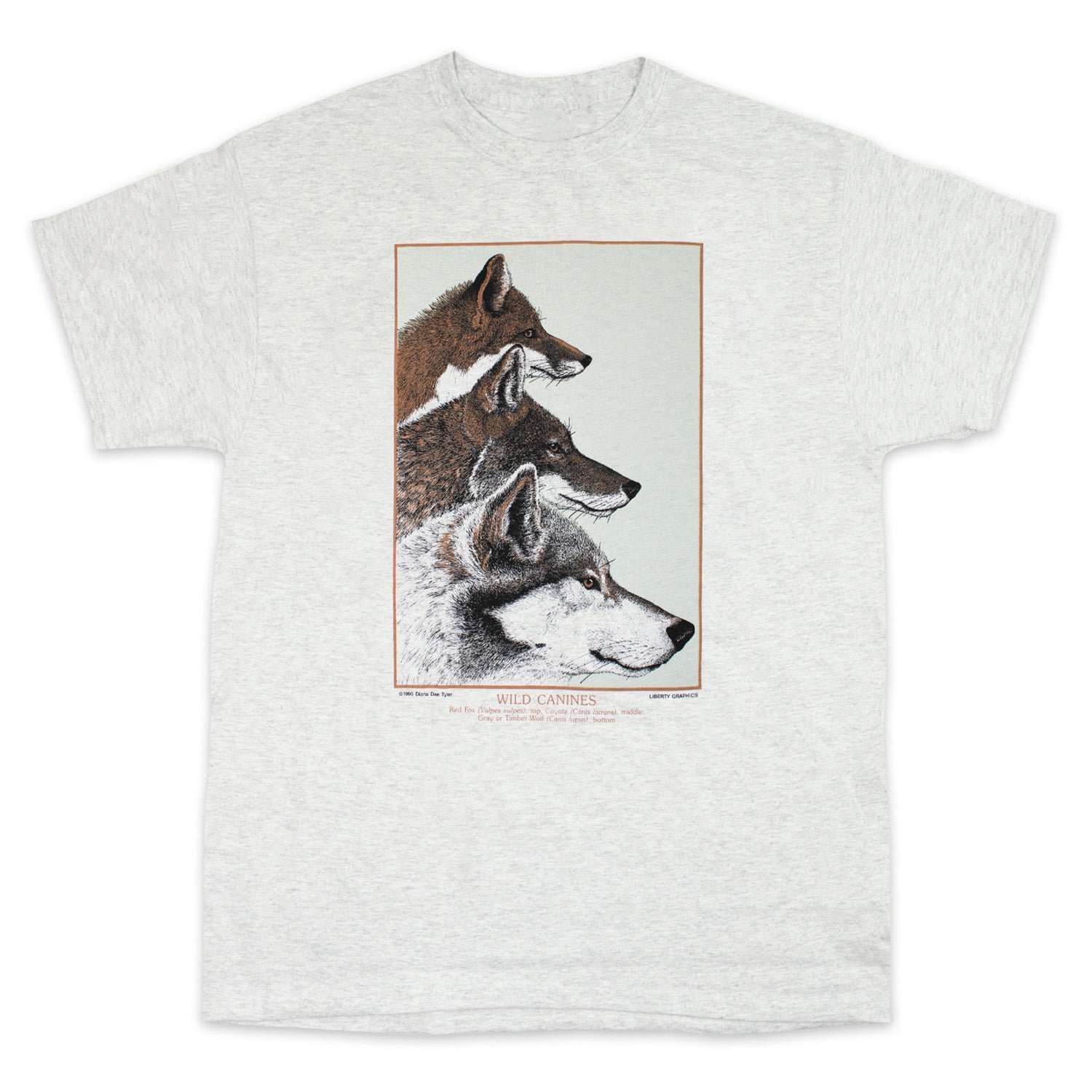 Wild Canines Adult Ash T-shirt