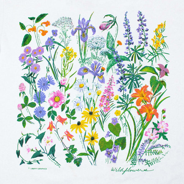 Wildflowers Ladies White T-shirt