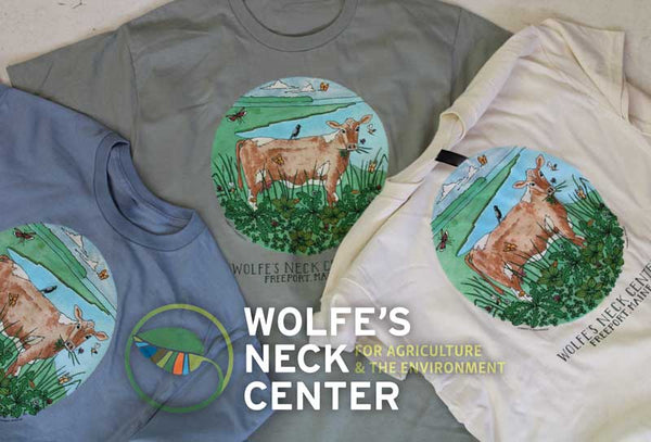 Wolfe's Neck Cow Sage Green T-shirt