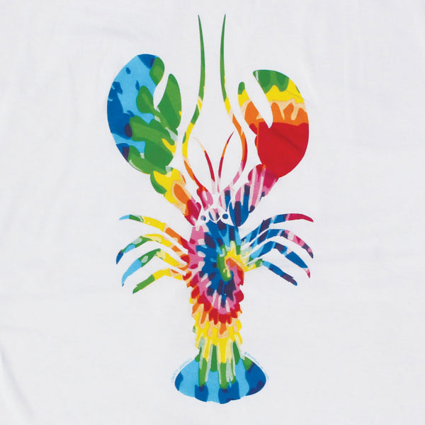 Tideyed Lobster Adult White T-shirt