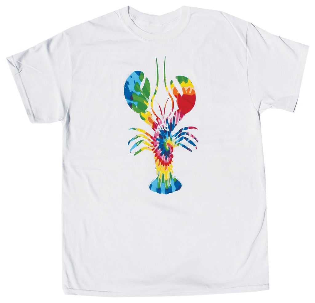 Tideyed Lobster Adult White T-shirt