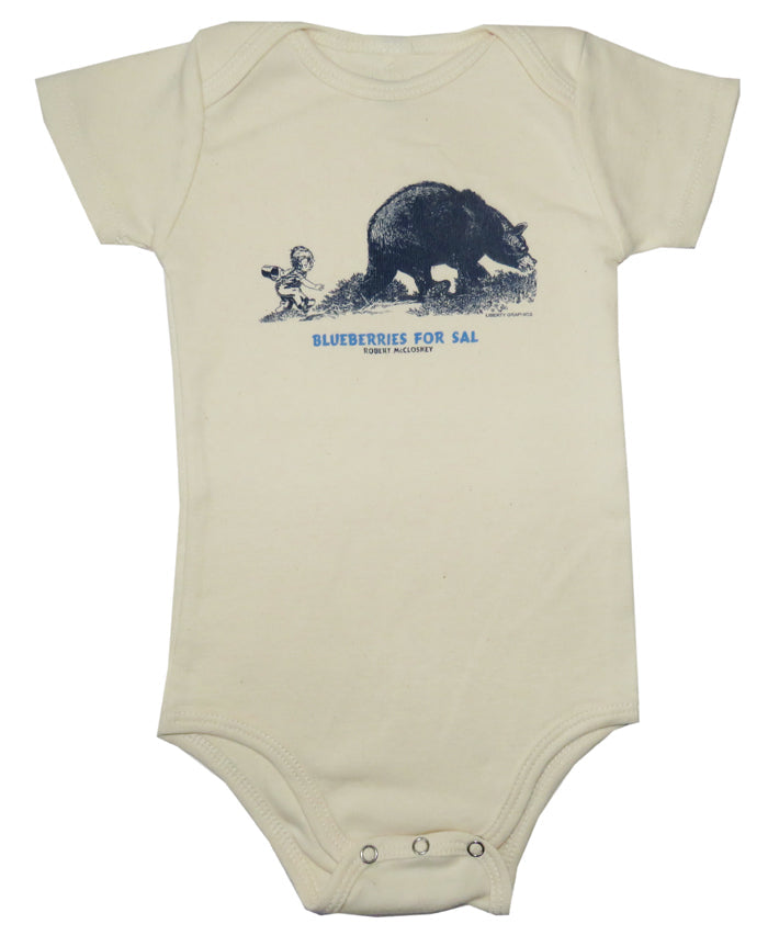 Blueberries for Sal - Bear Organic Infant Natural One-piece
