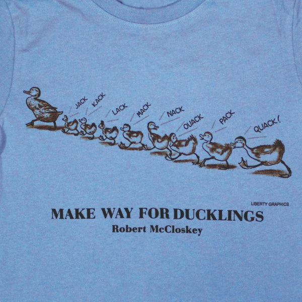 Make Way For Ducklings - Quack! Toddler Light Blue T-shirt