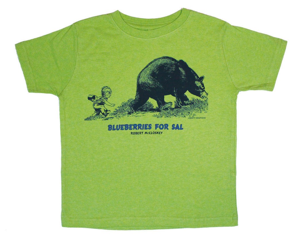 Robert McCloskey's Blueberries for Sal – Bear Toddler Key Lime T-shirt