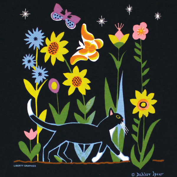 Dahlov Ipcar's Cat at Night Youth Black T-shirt