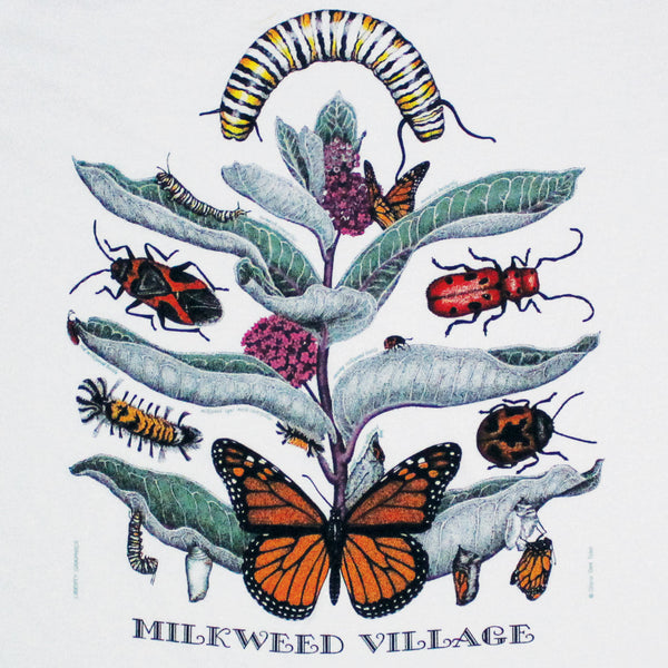 Milkweed Village Youth White T-shirt