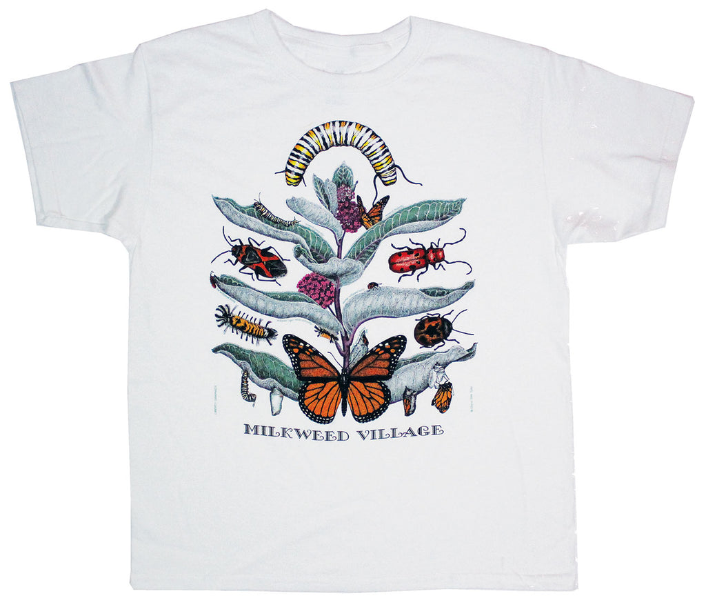 Milkweed Village Youth White T-shirt