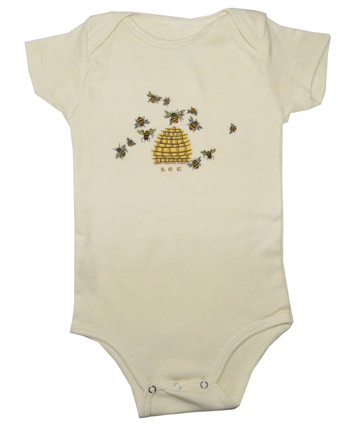 Bee Hive Natural Infant Organic One-Piece