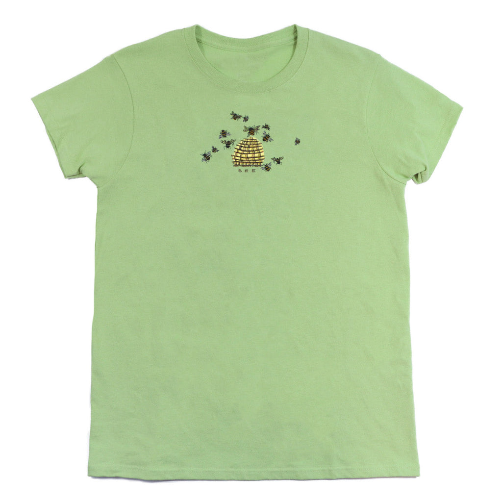 Bee Hive Pistachio Ladies T-shirt