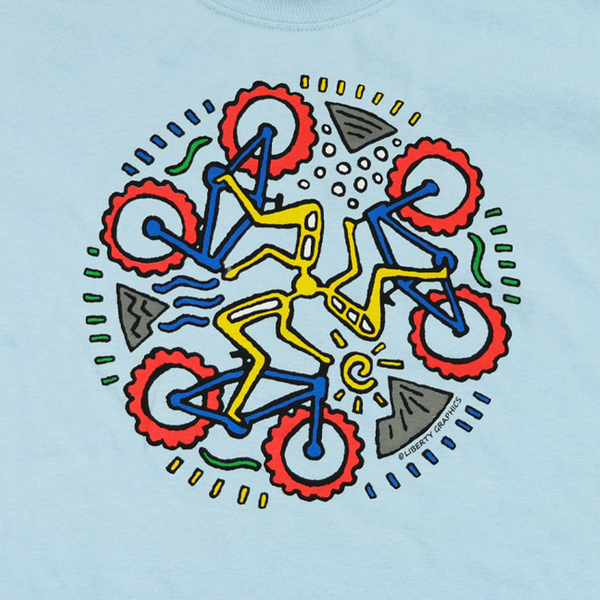 BikeAbout Youth Light Blue T-shirt