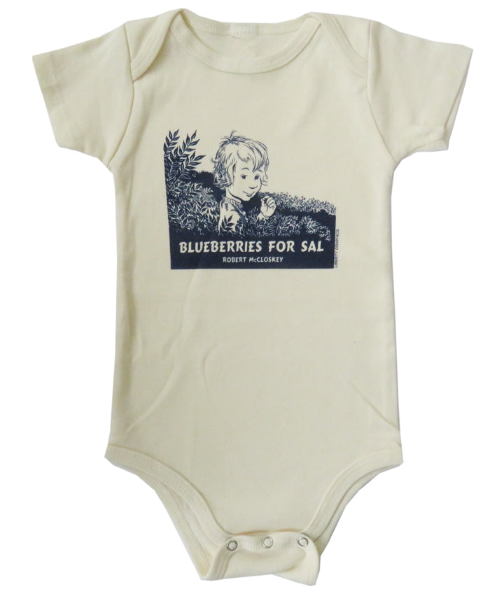 Blueberries for Sal - Cover Organic Infant Natural One-piece