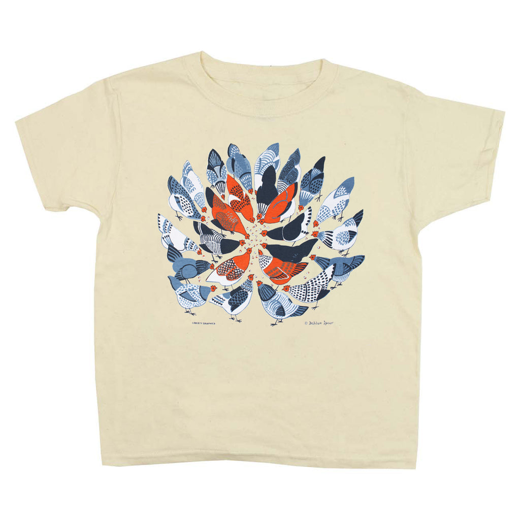Chickens Youth Natural T-shirt
