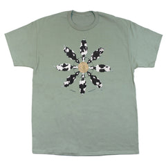 Cow Mandala Adult Sage T-shirt – Liberty Graphics