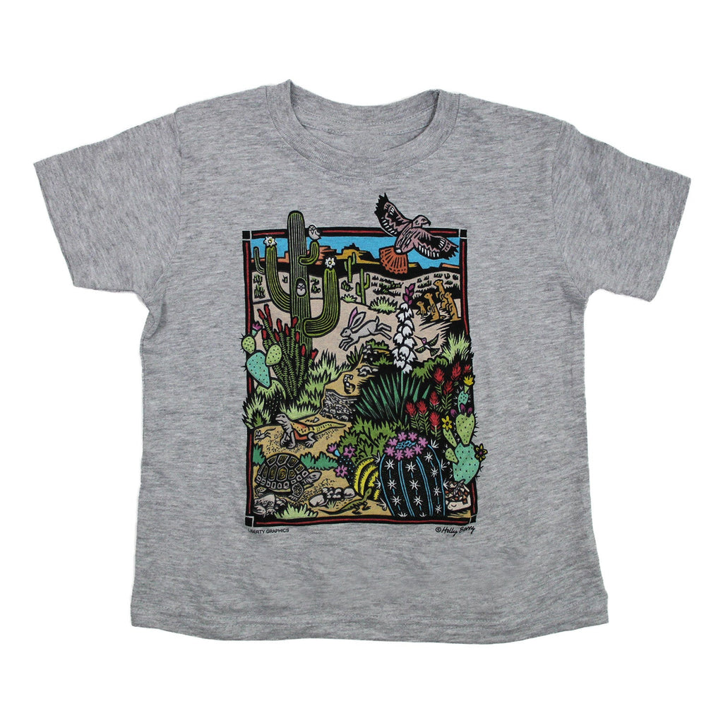Desert Scene Toddler Gray Heather T-shirt
