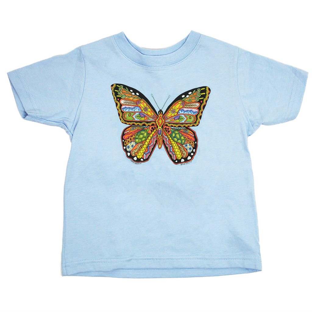 Earth Art Monarch Toddler Light Blue T-shirt