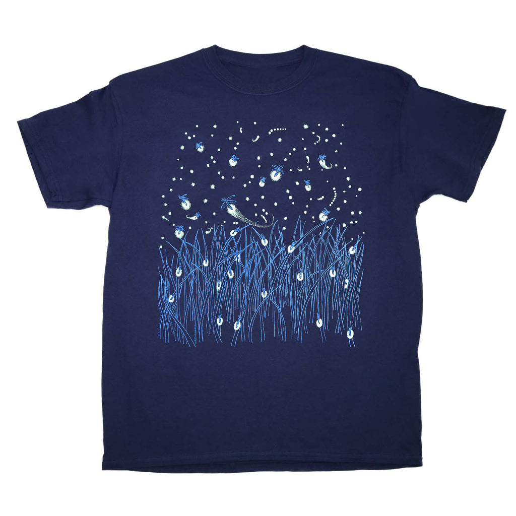 Fireflies Youth Navy T-shirt