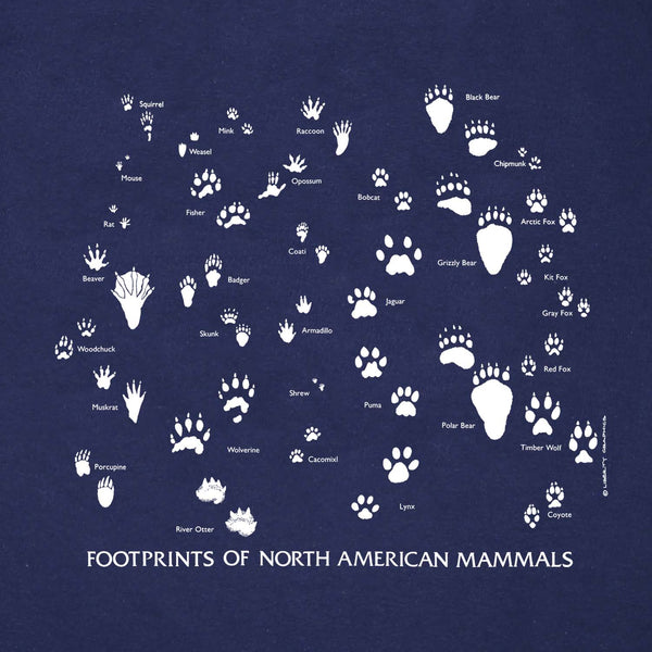 Footprints of North America Youth Navy T-shirt