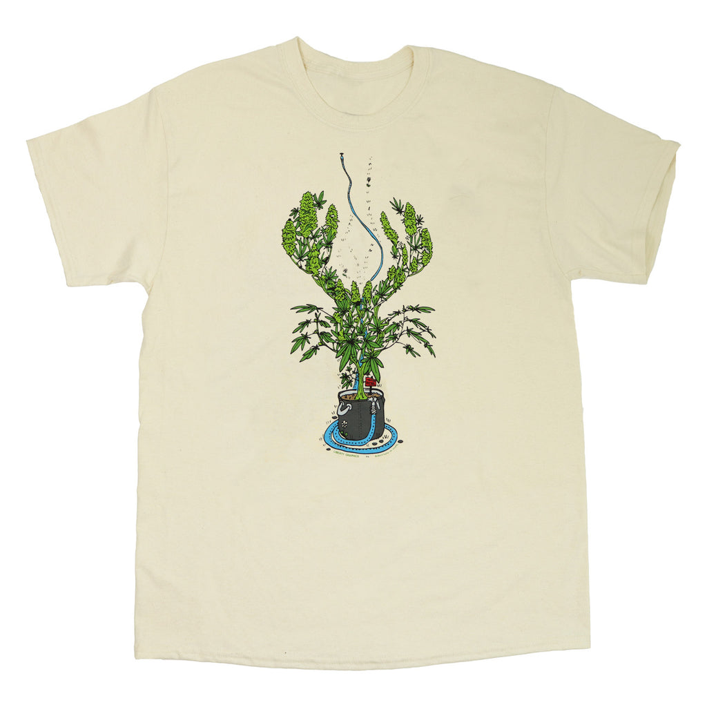 Lobster Pot Adult Natural T-shirt
