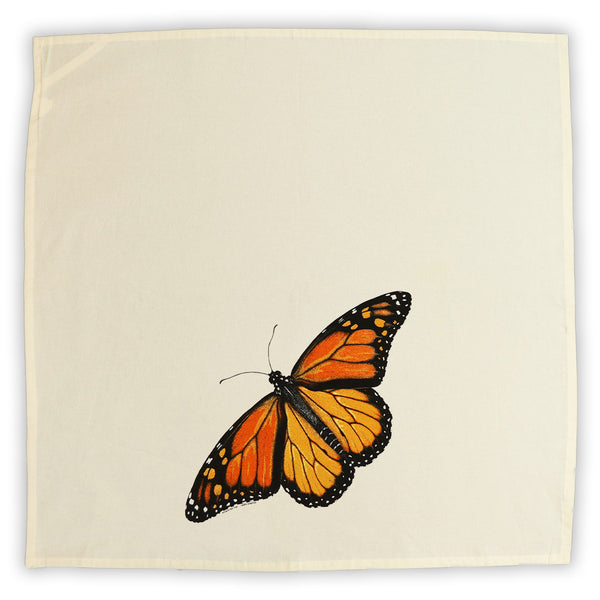 Monarch Metamorphosis Natural Tea Towel