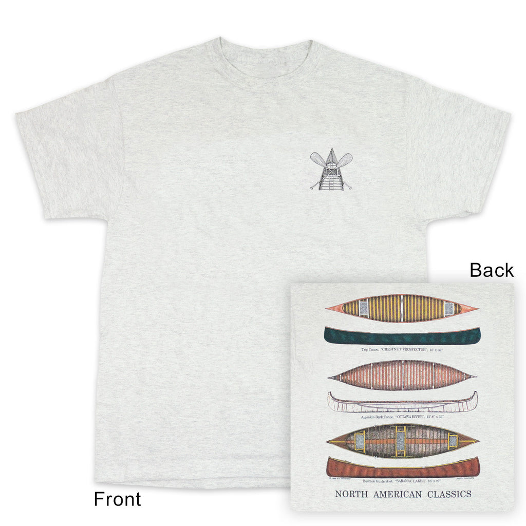 North American Classics Adult Ash 2-Sided T-shirt