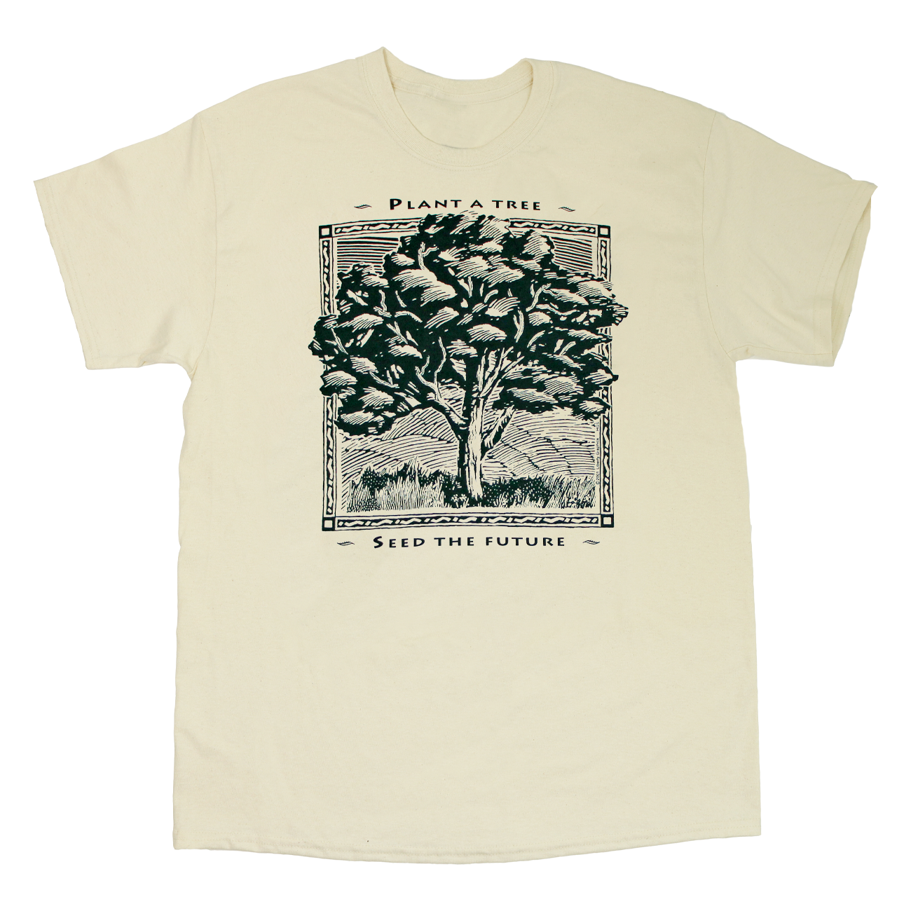 Plant A Tree Adult Natural T-Shirt – Liberty Graphics