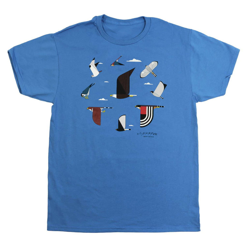 Roving Raptors Adult Denim T-shirt
