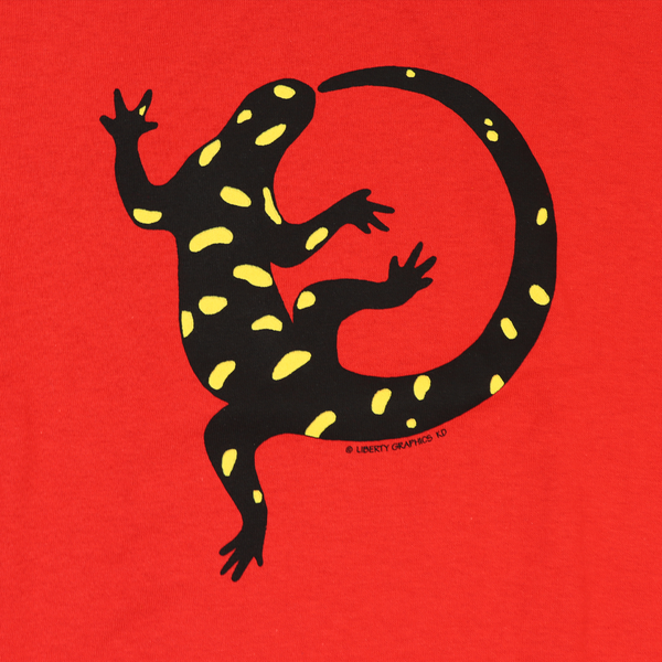 Salamander Adult Red Long Sleeve T-shirt