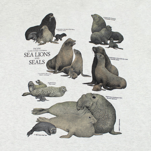 Sea Lions & Seals Adult Ash T-shirt