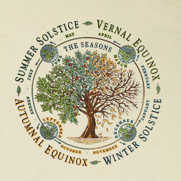 The Seasons Adult Natural T-shirt