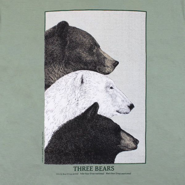 Three Bears Adult Sage T-shirt