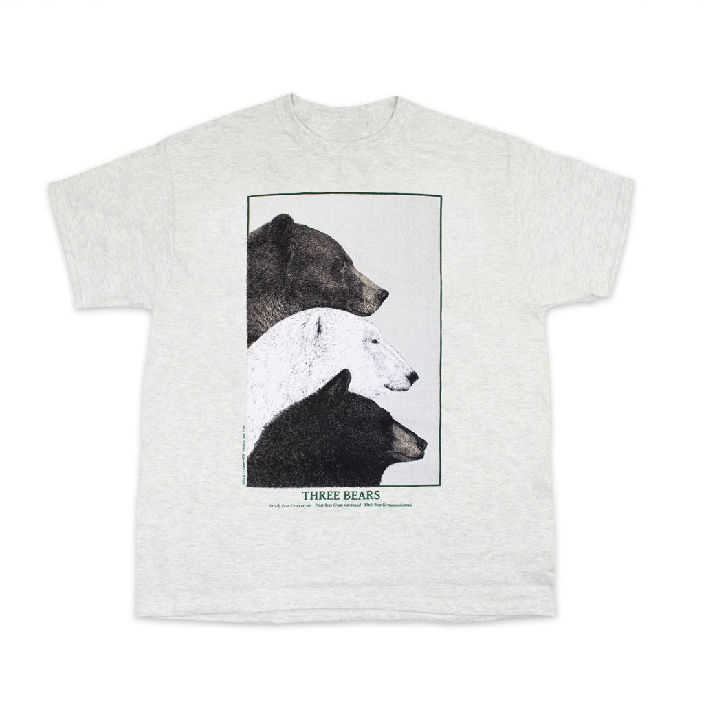 Three Bears Youth Ash T-shirt
