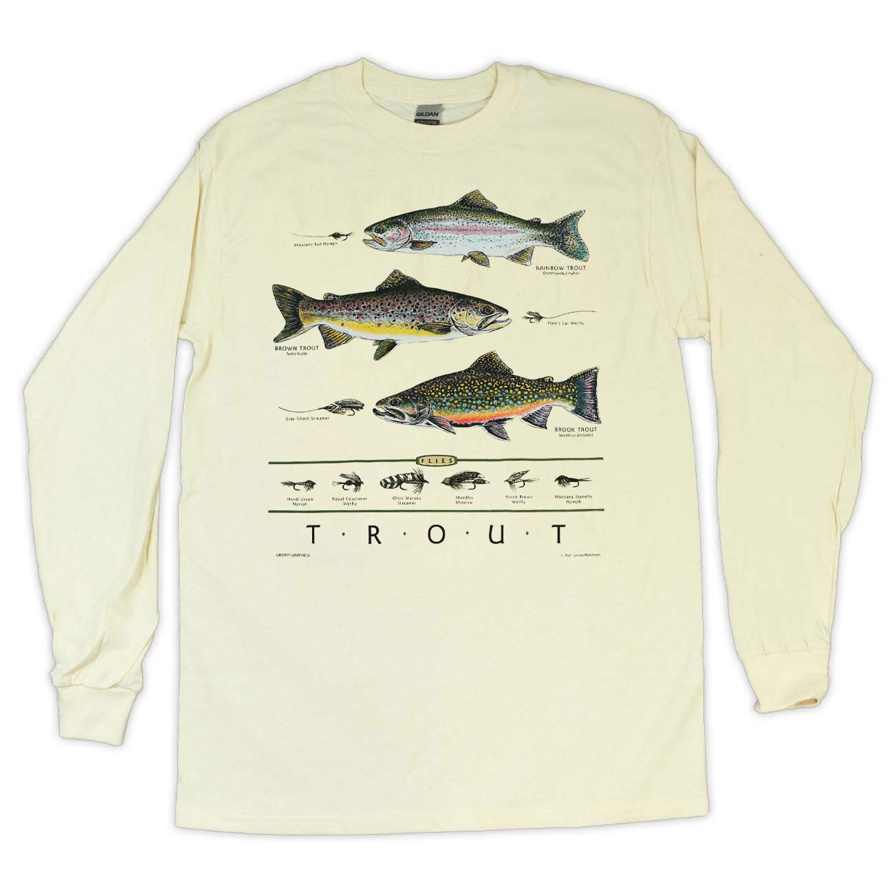 Troutfitters Stamp Long-Sleeve Graphic T-Shirt