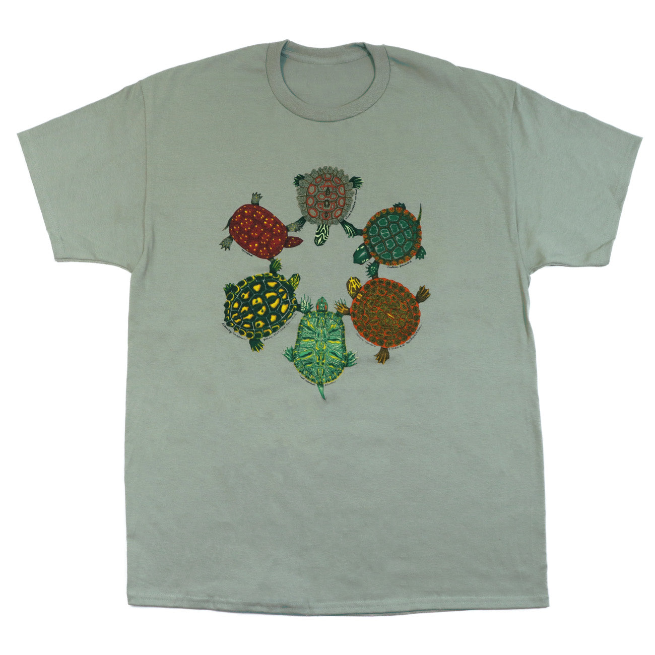 【NATIONAL GEOGRAPHIC】UNI DRYSIL TURTLE GRAPHIC T-SHIRT Unisex Drysil Turtle Graphic Short Sleeve Tee - DUST