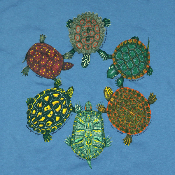 Turtle Circle Youth Indigo T-shirt