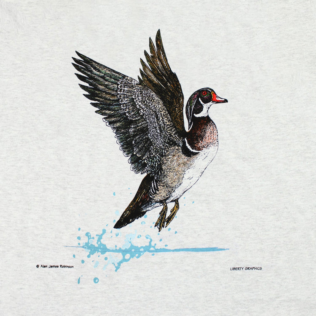 Wood Duck Adult Ash T-shirt – Liberty Graphics